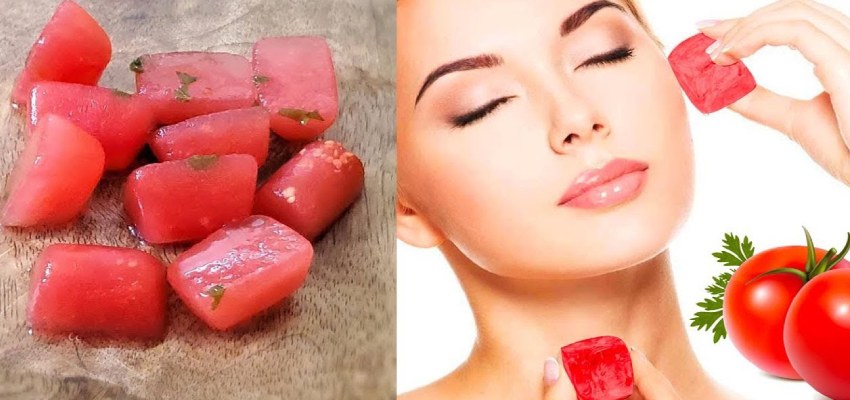 How to Use Tomato Ice Cubes for Face Benefits