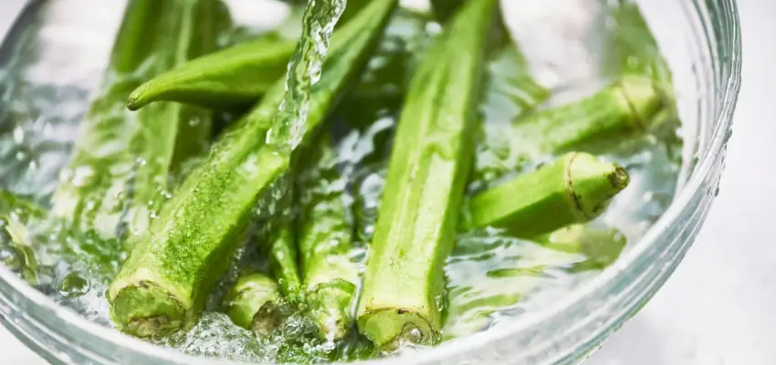 How to Consume Okra Water