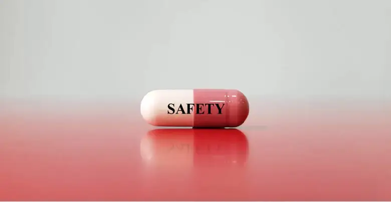 safety advice for the medicine or tablet