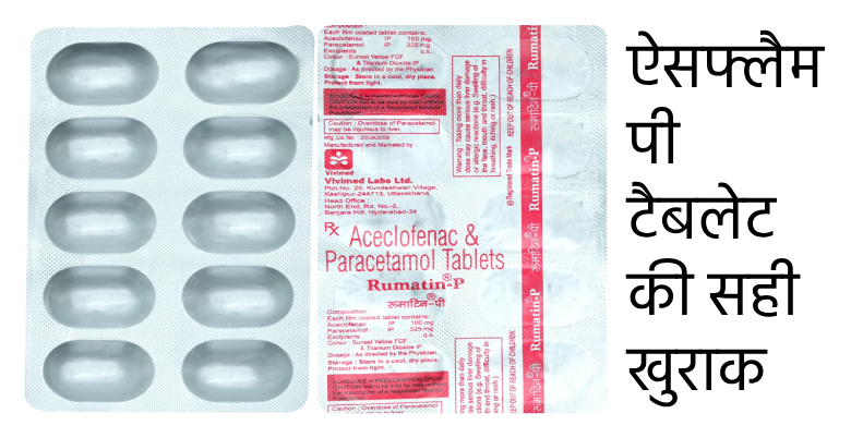 correct dosage of Aceflam P Tablet