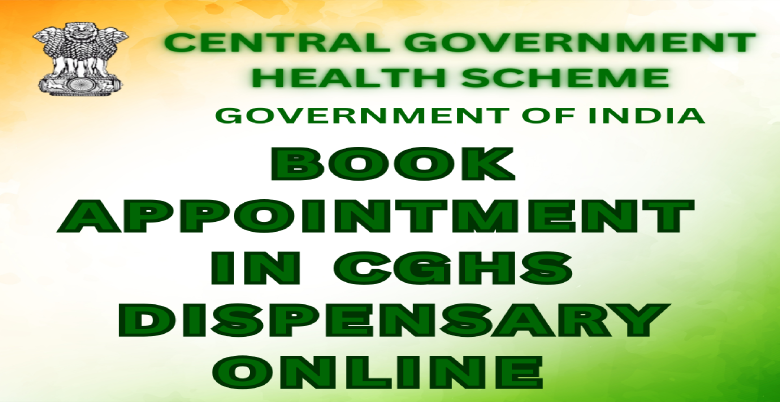 CGHS Dispensary main Online Appointment kase le 