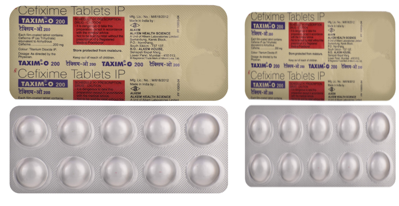 Taxim–O 200mg tablet ke labh 